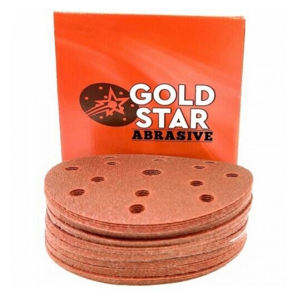 Goldstar Abrasive Discs 15 Hole 150mm Box (100)